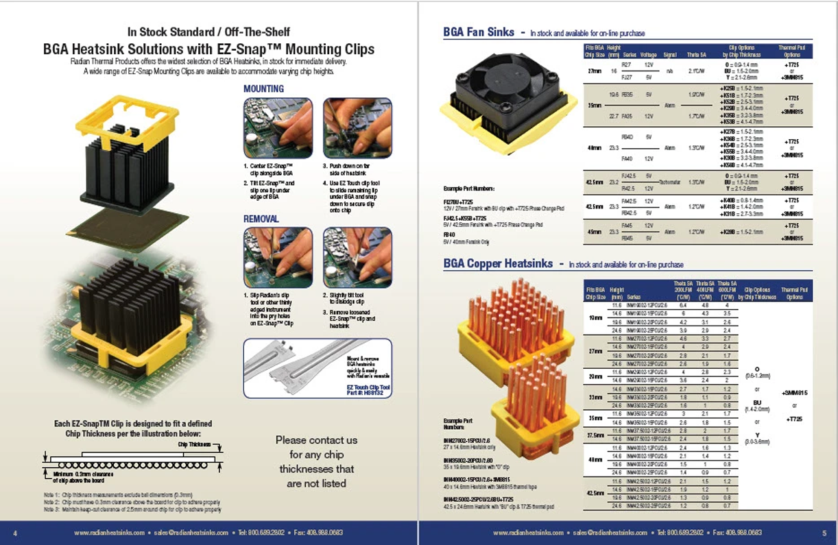 Radian Heatsinks