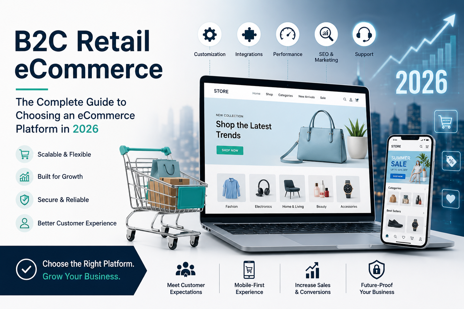 B2C Retail eCommerce: The Complete Guide to Choosing an eCommerce Platform in 2026
