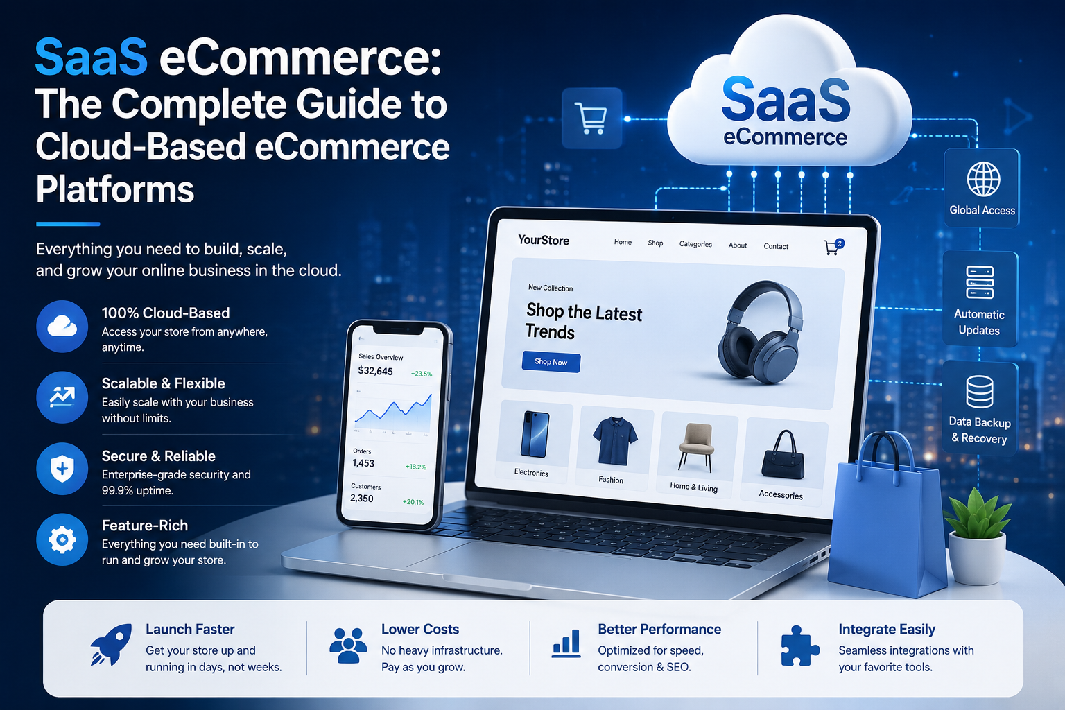 SaaS eCommerce: The Complete Guide to Cloud-Based eCommerce Platforms