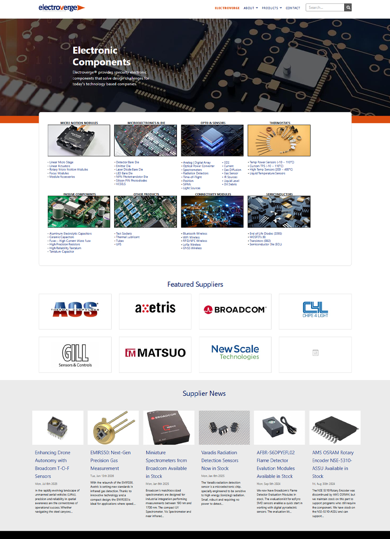 Small Distributor of Electronic Components
